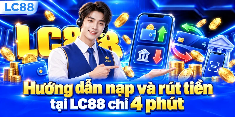 Hướng dẫn nạp và rút tiền tại LC88 chỉ 4 phút